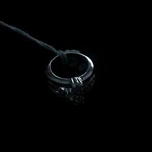 14KG Simulated Diamond Ring Size 6